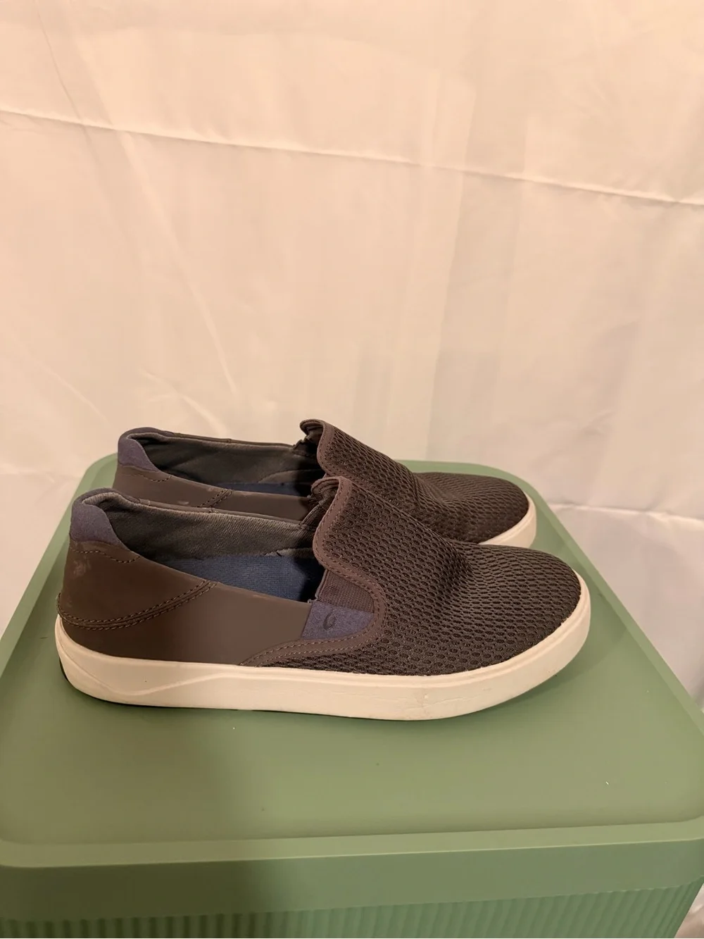 Mens Olukai Lae’Ahi Sneakers Shoes Slip On